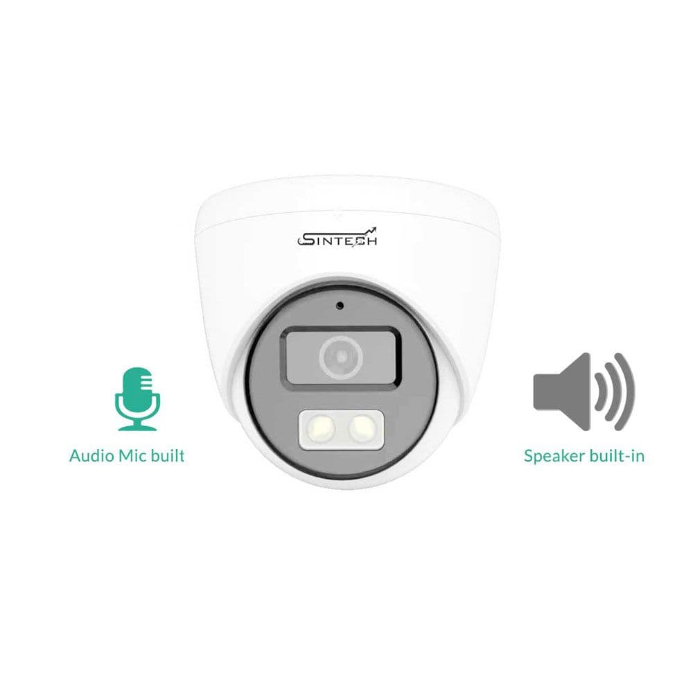 4MP colorvu ip dome camera (Spk+Mic)