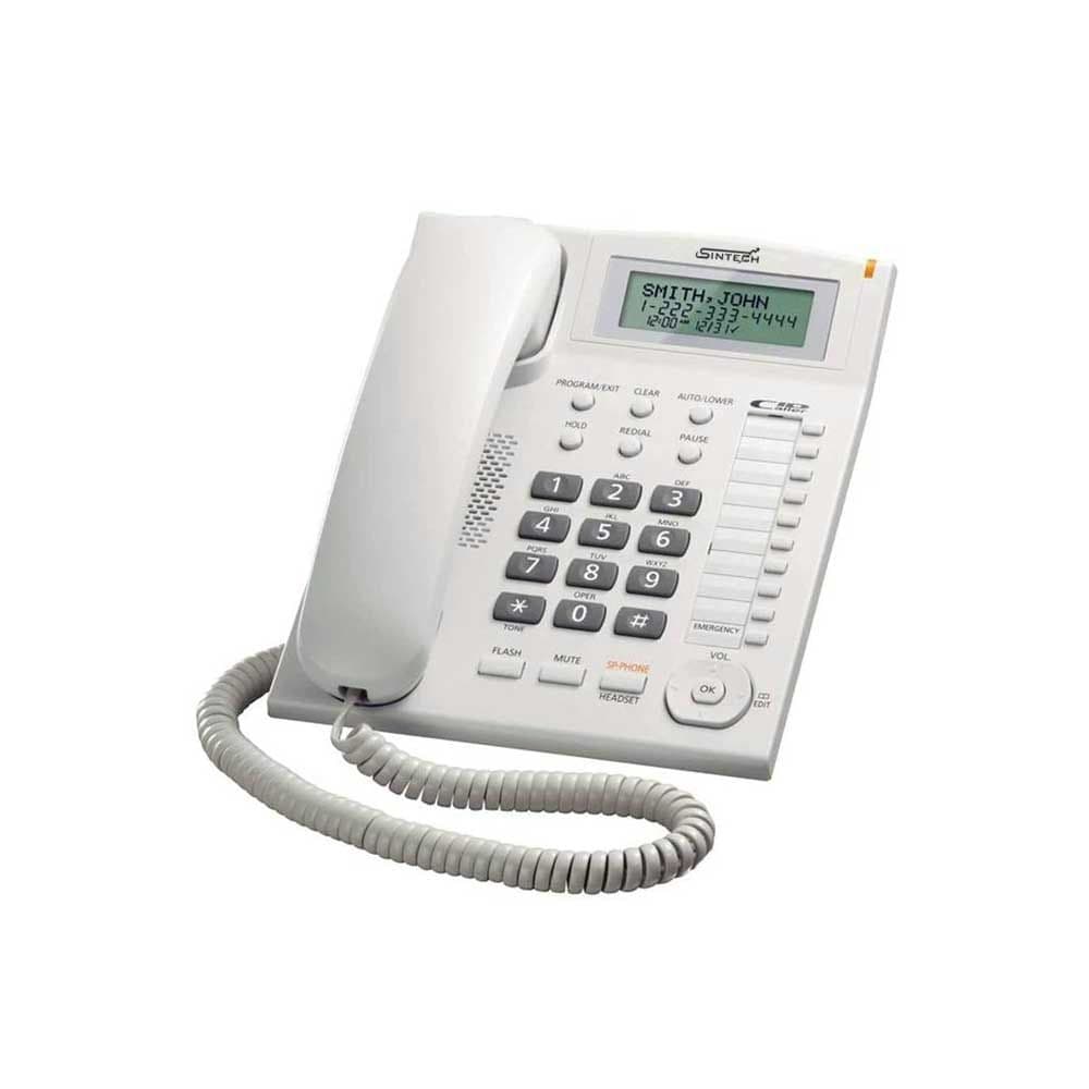 Caller-ID Telephone set (white)