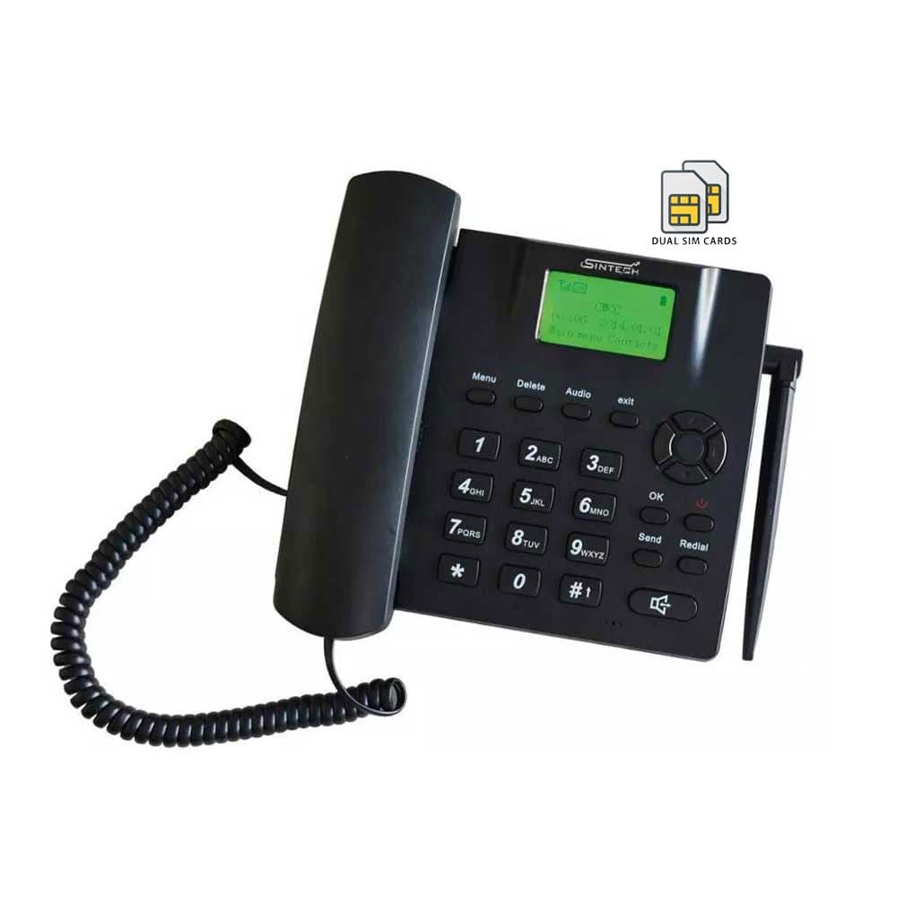 Dual-SIM wireless telephone set