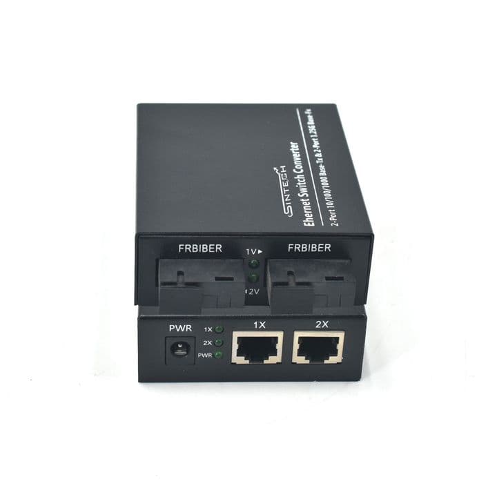 2SFP+2RJ45 Fiber Media converter (Gigabit)