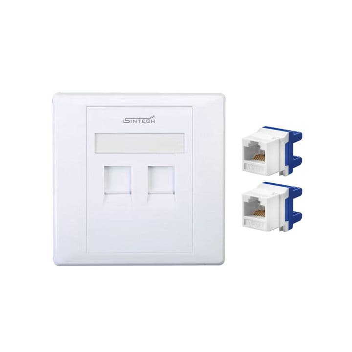 Ethernet (Network) socket (double port)