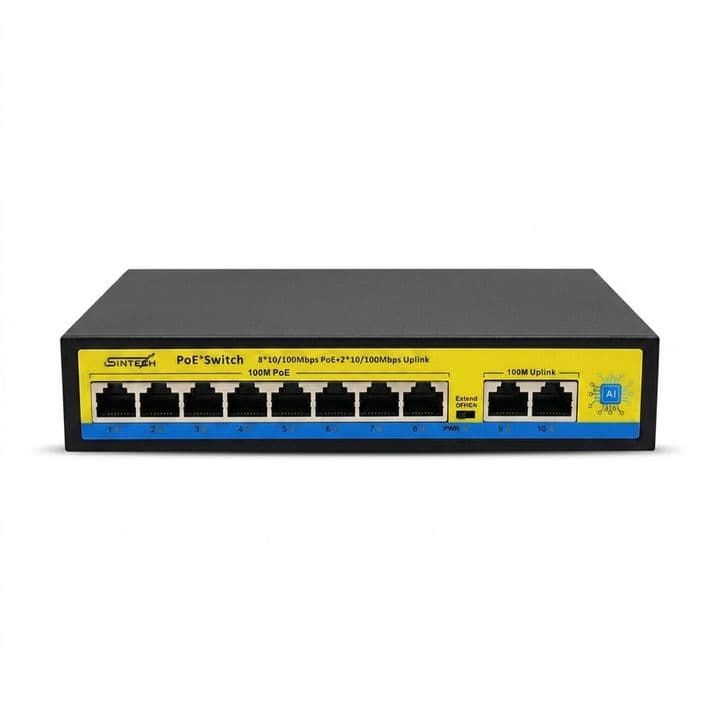 8CH POE Switch (8+2)