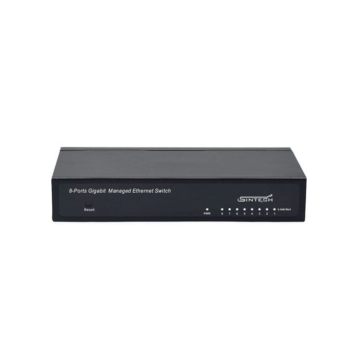 8-Port simple manageable switch (Gigabit)
