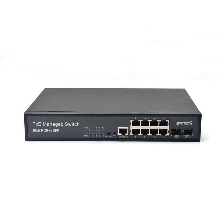 8-Port L2 managed POE switch (Gigabit)