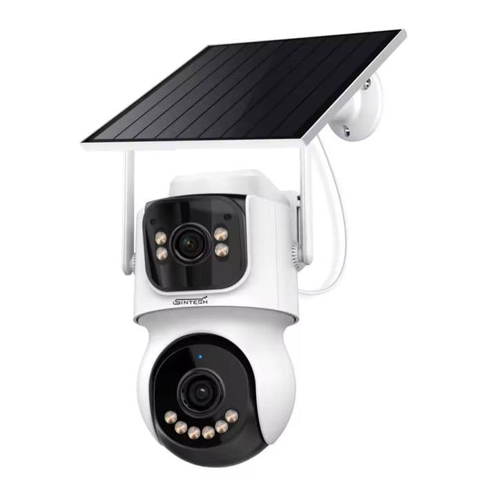 4MP Dual lens Solar 4G SIM Ptz camera