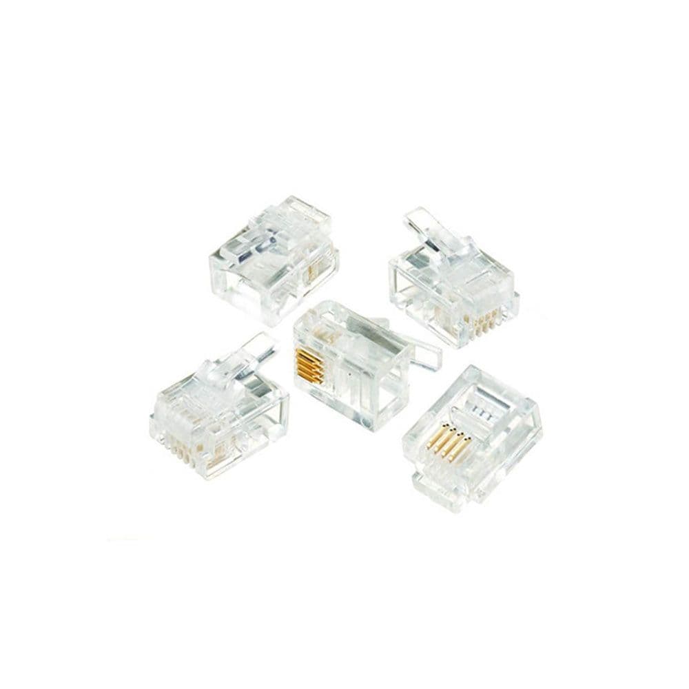 RJ11 Telephone Jack 4Pin (100pcs)