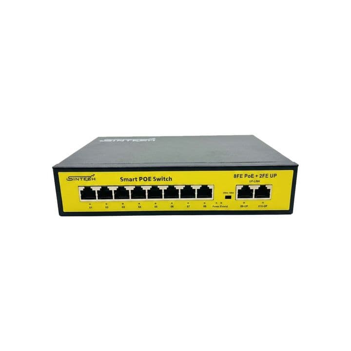 8CH POE Switch Full Giga (8+2)