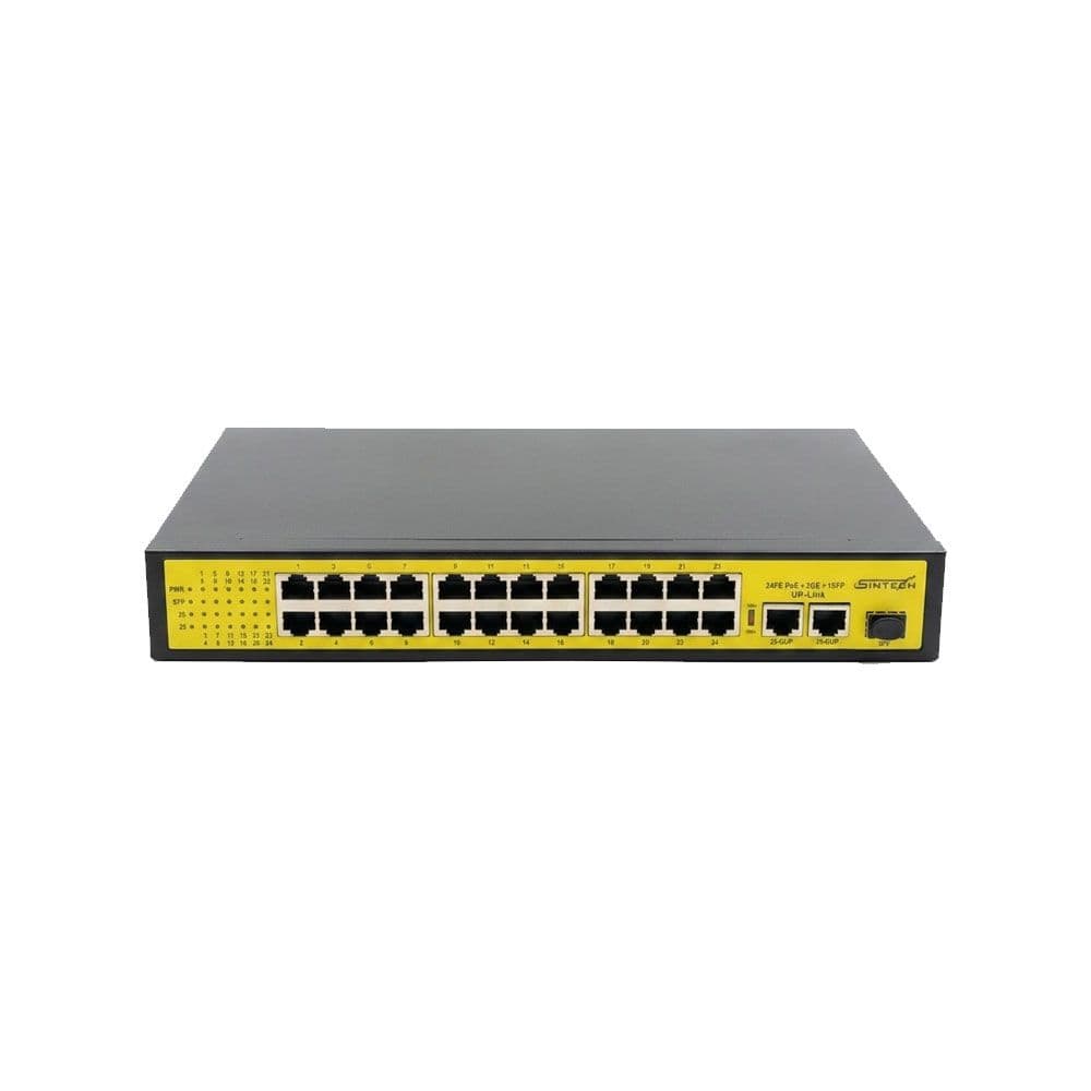 24CH POE Switch Uplink Giga (24+2+1)