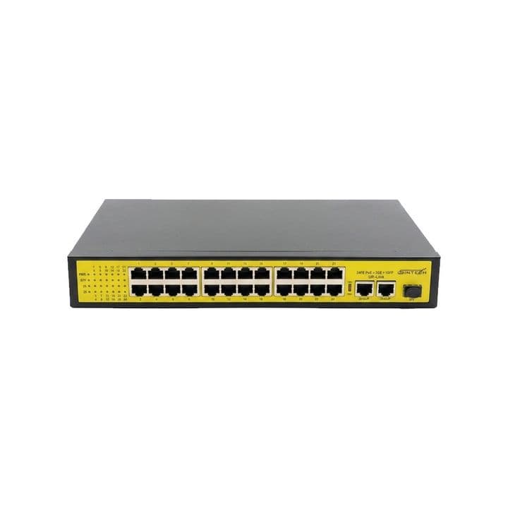 24CH POE Switch Uplink Giga (24+2+1)