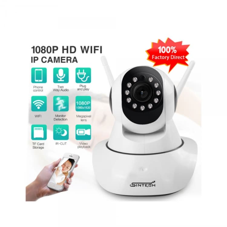 Sintech 2MP 1080P WiFi IP Camera (1010W)
