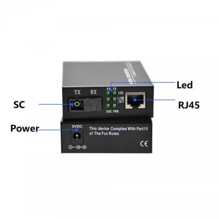 Sintech Fiber Media Converter Single mode (3100A/B)