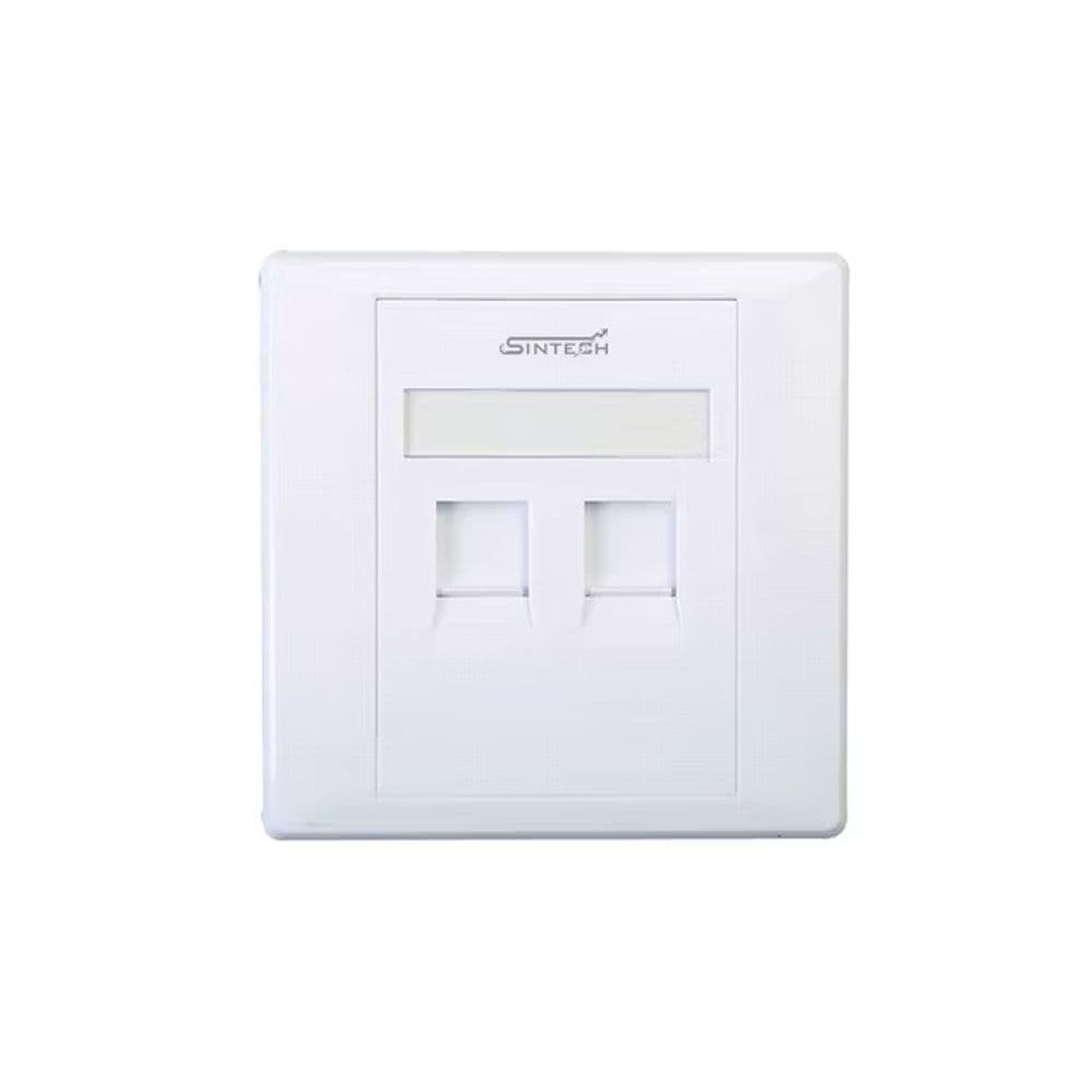 3x3 Blank Faceplate (double port)