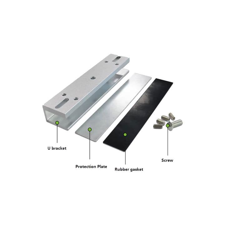 U Bracket 180KG (for Glass Door)