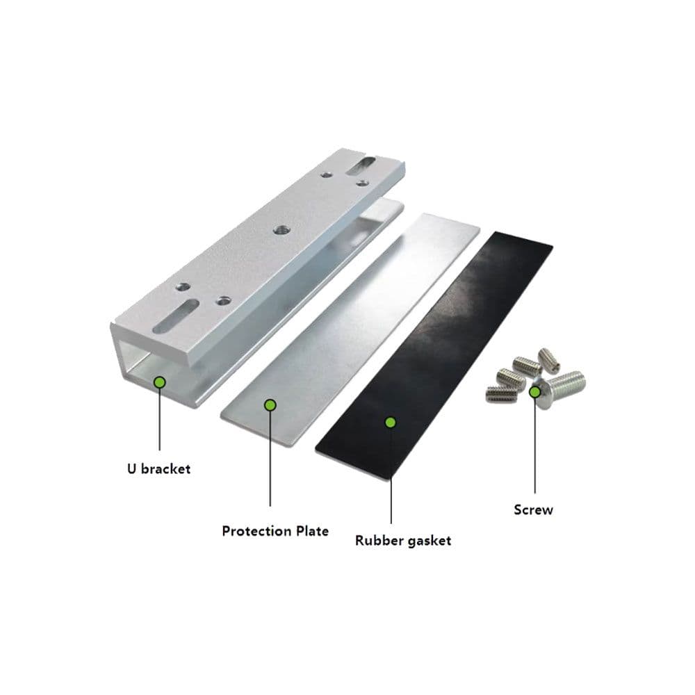 U Bracket 280KG (for Glass Door)