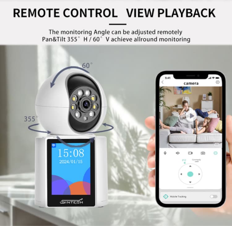 Sintech 3MP Video call smart wifi camera (C14 pro)